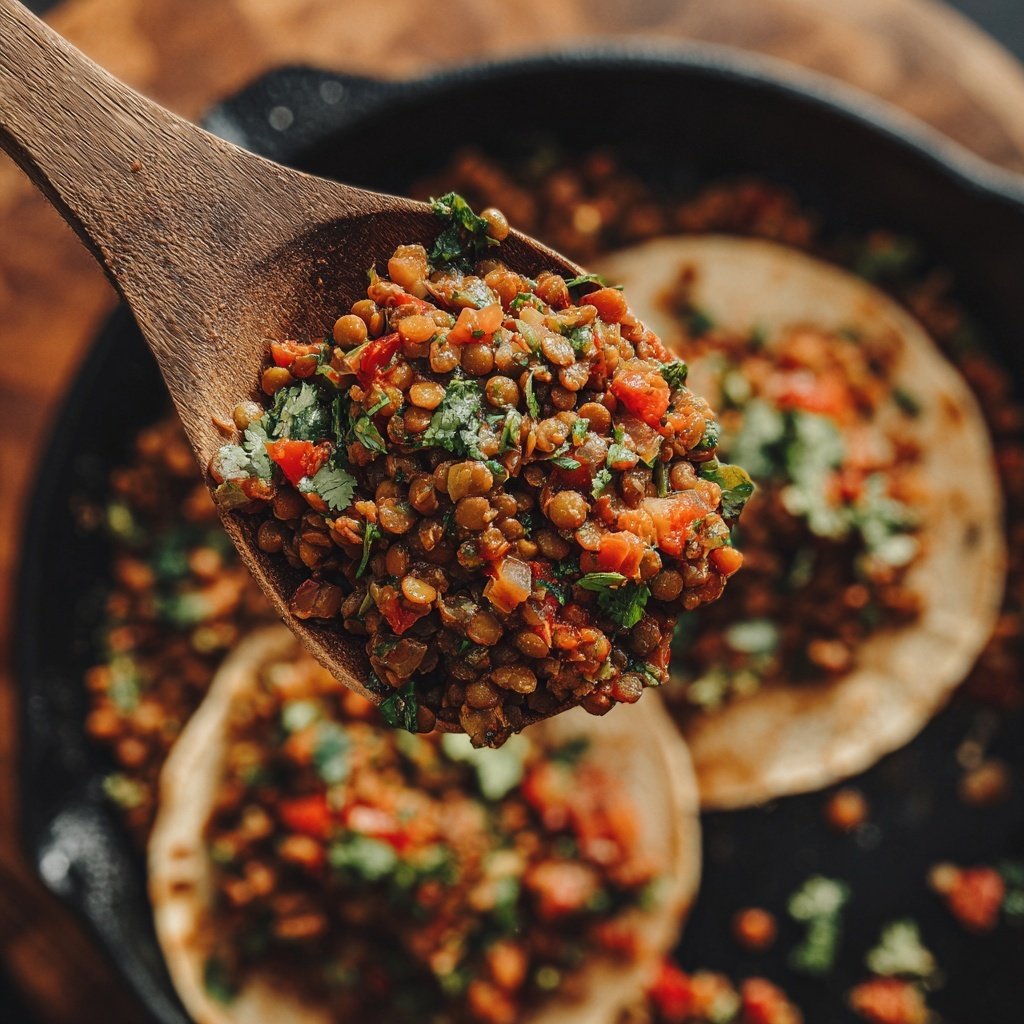 Spicy Lentil Taco Filling