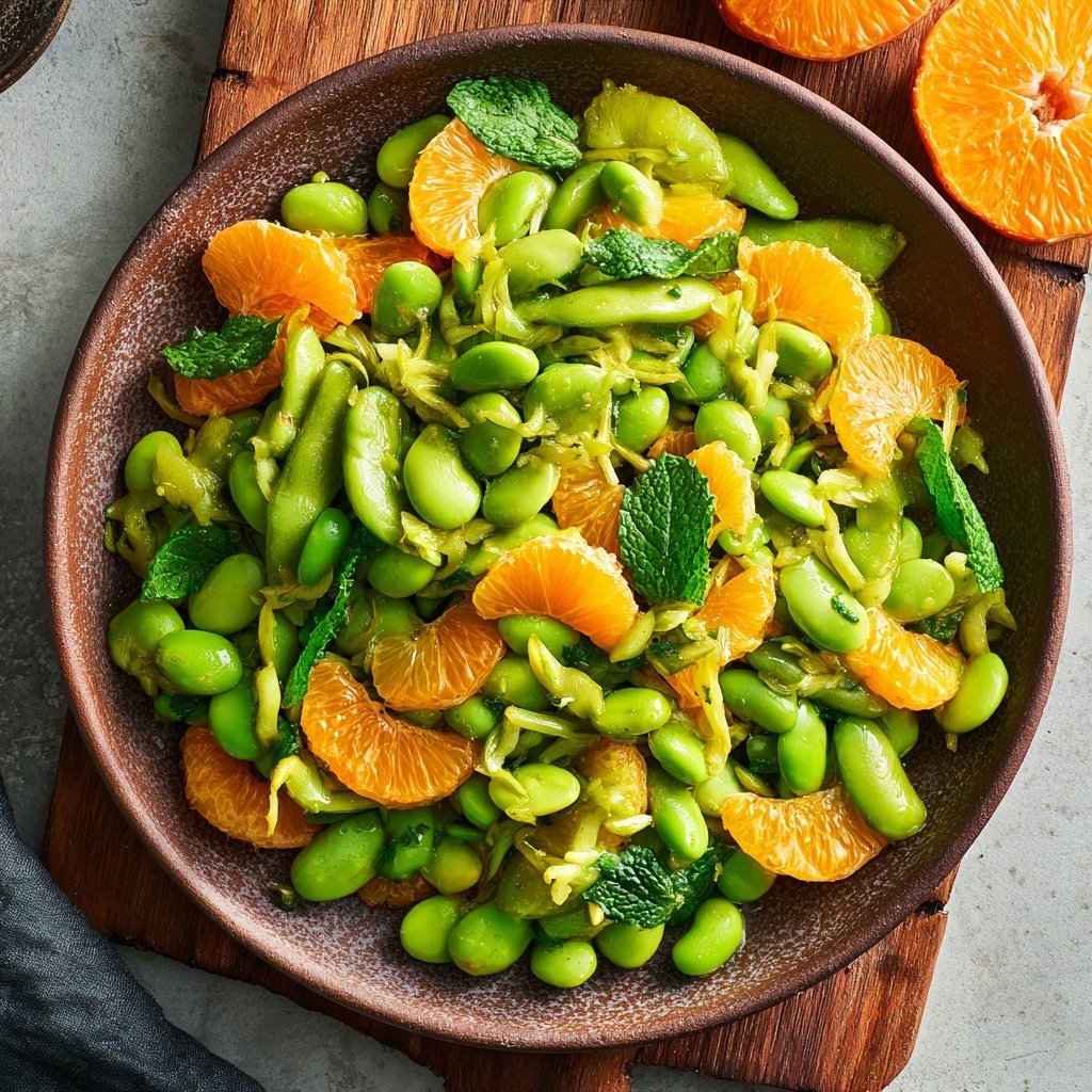 Zesty Citrus Edamame Salad