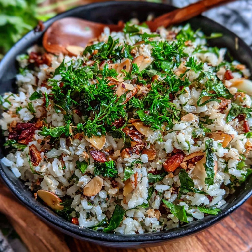 Dandelion and Grains Pilaf