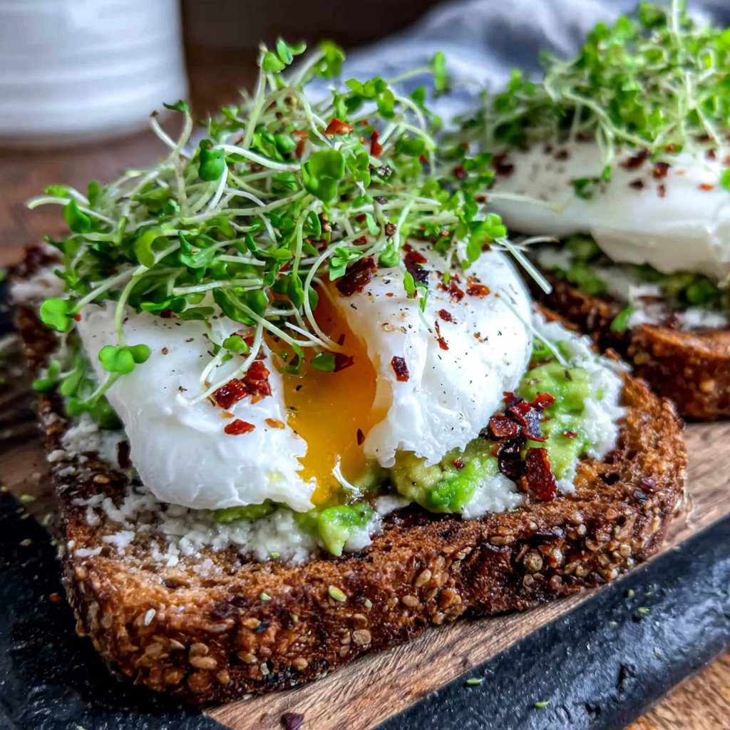 Avocado Toast with Poached Egg