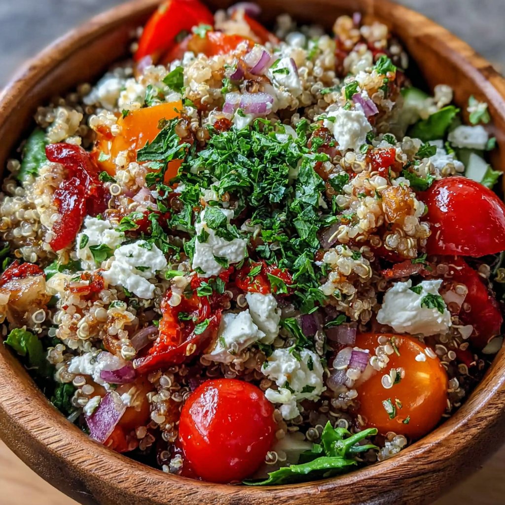 Mediterranean Quinoa Spring Salad