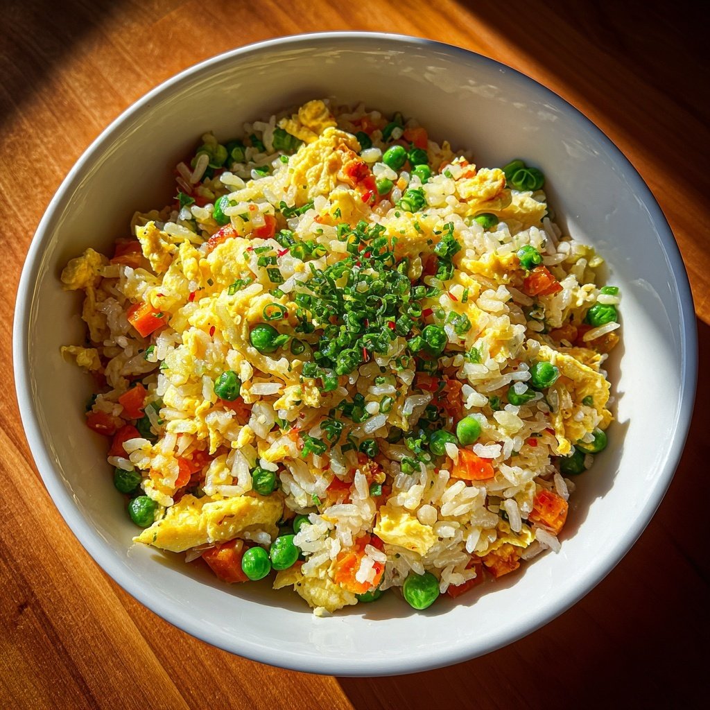 Quick 10 Minute Egg Fried Rice