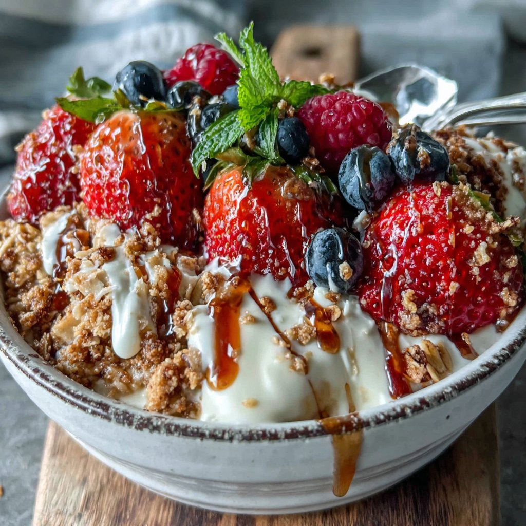 Protein Granola Yogurt Bowl
